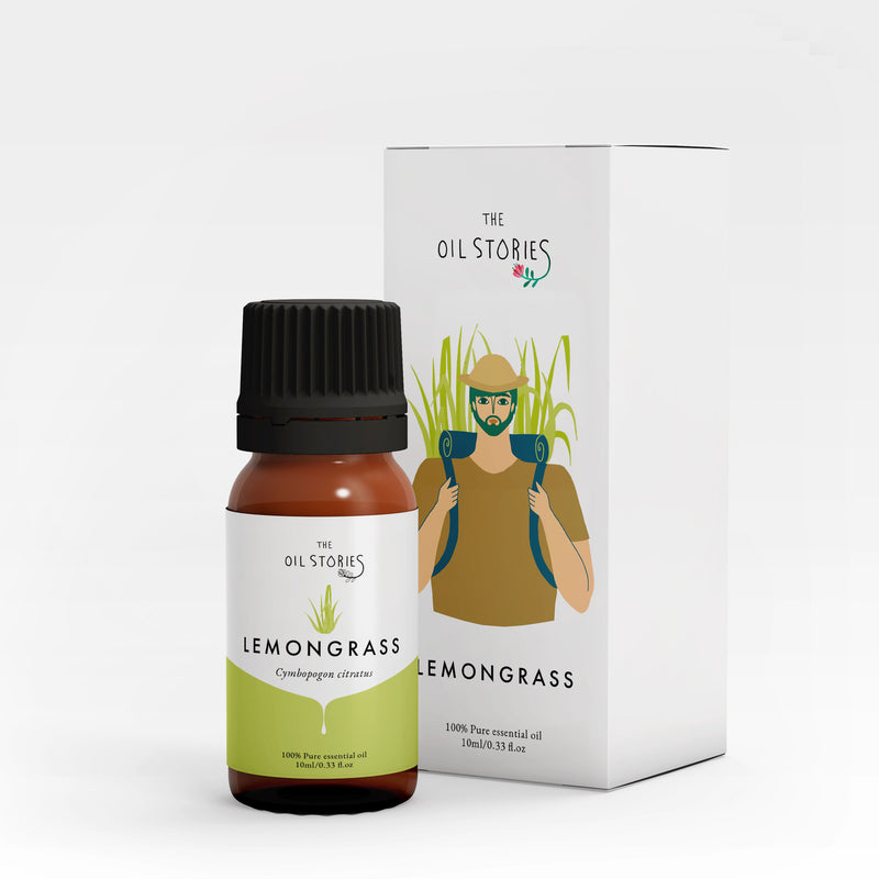 Lemongrass Essential Oil (10 ml) - The Oil Stories